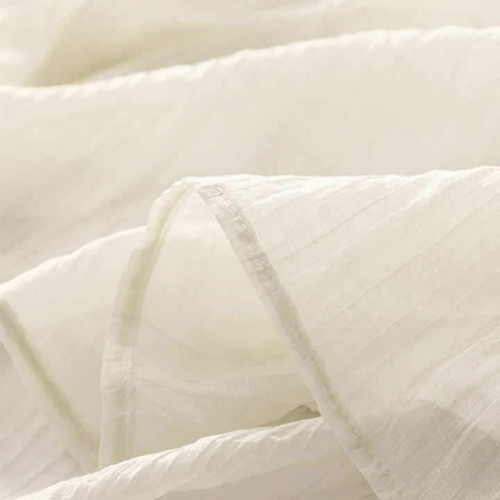 Buddha Stonesサマーカジュアル 無地刺繍 ダブルレイヤー 半袖 コットンリネン ミディドレス - image 18