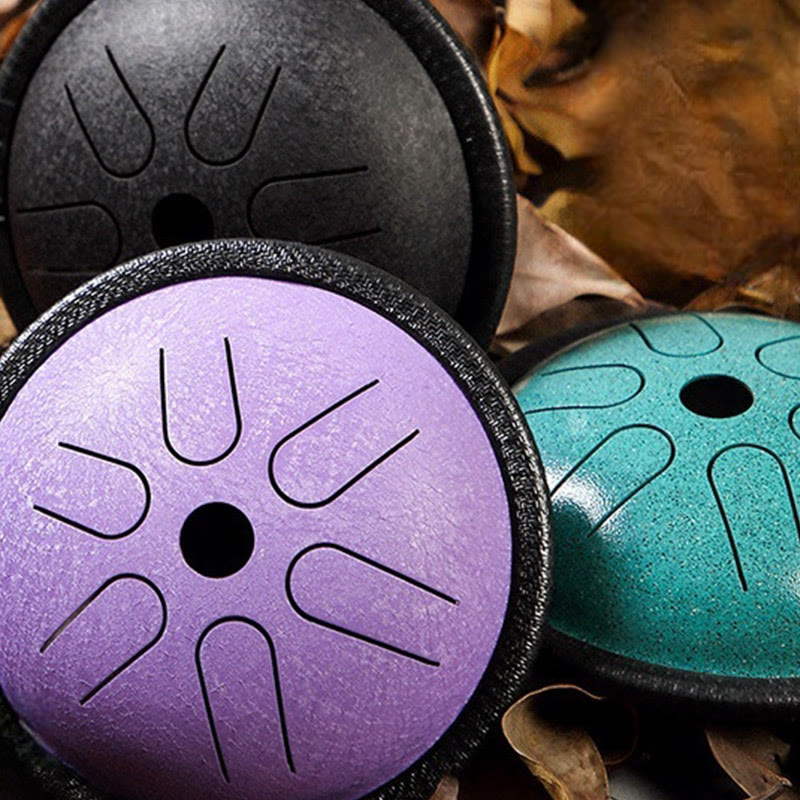 Buddha Stones スチールタンドラム サウンドヒーリング 瞑想 ヨガ ドラムキット 6音 5.5インチ - image 18