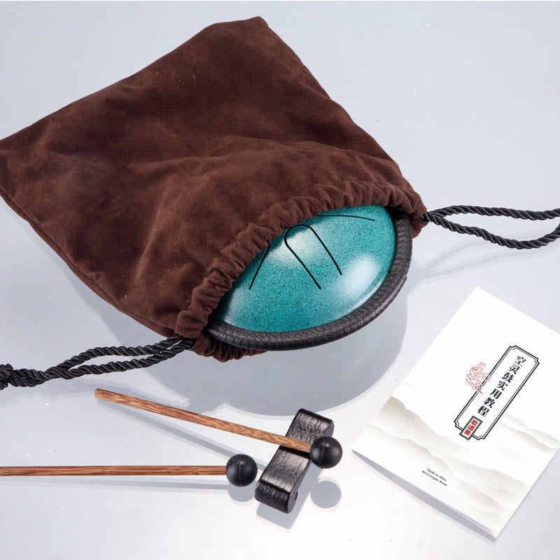 Buddha Stones スチールタンドラム サウンドヒーリング 瞑想 ヨガ ドラムキット 6音 5.5インチ - image 14