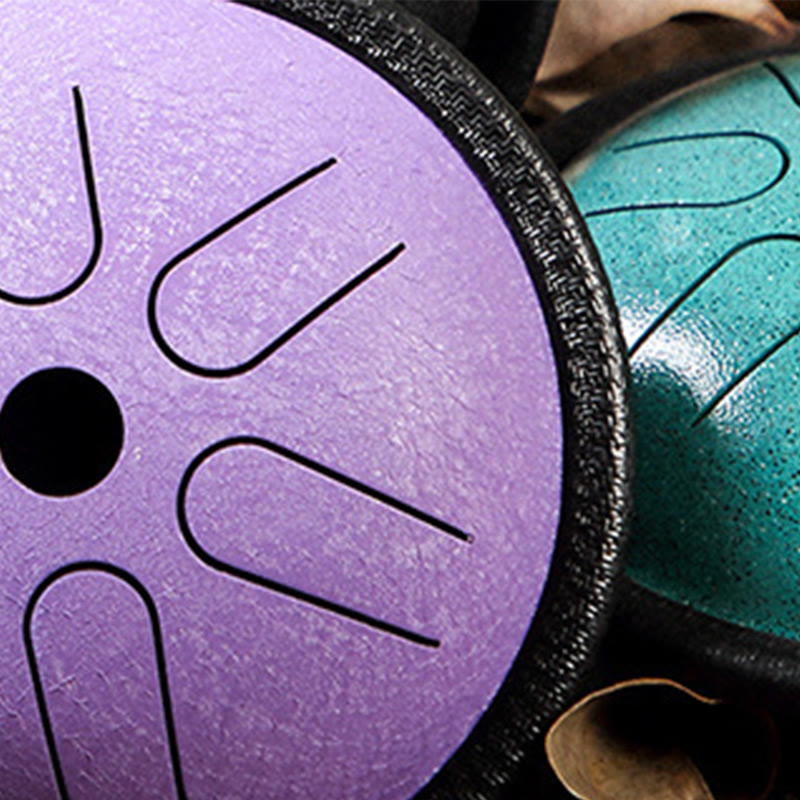 Buddha Stones スチールタンドラム サウンドヒーリング 瞑想 ヨガ ドラムキット 6音 5.5インチ - image 9