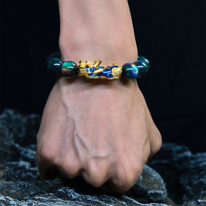 Buddha Stones カラーチェンジ素材×貔貅チャーム カラフルヒーリングブレスレット（前向きなエネルギーに） - image 13