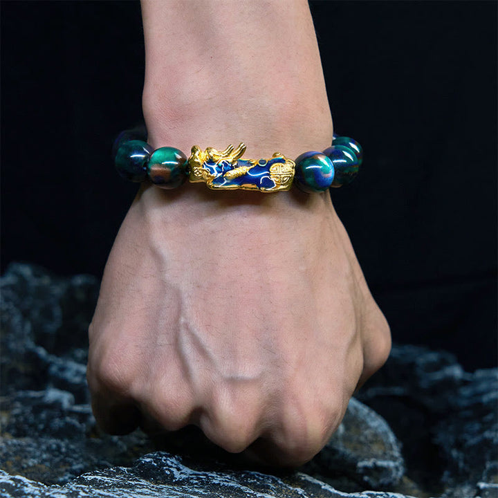 Buddha Stones カラーチェンジ素材×貔貅チャーム カラフルヒーリングブレスレット（前向きなエネルギーに） - image 13