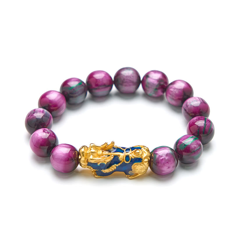 Buddha Stones カラーチェンジ素材×貔貅チャーム カラフルヒーリングブレスレット（前向きなエネルギーに） - image 7