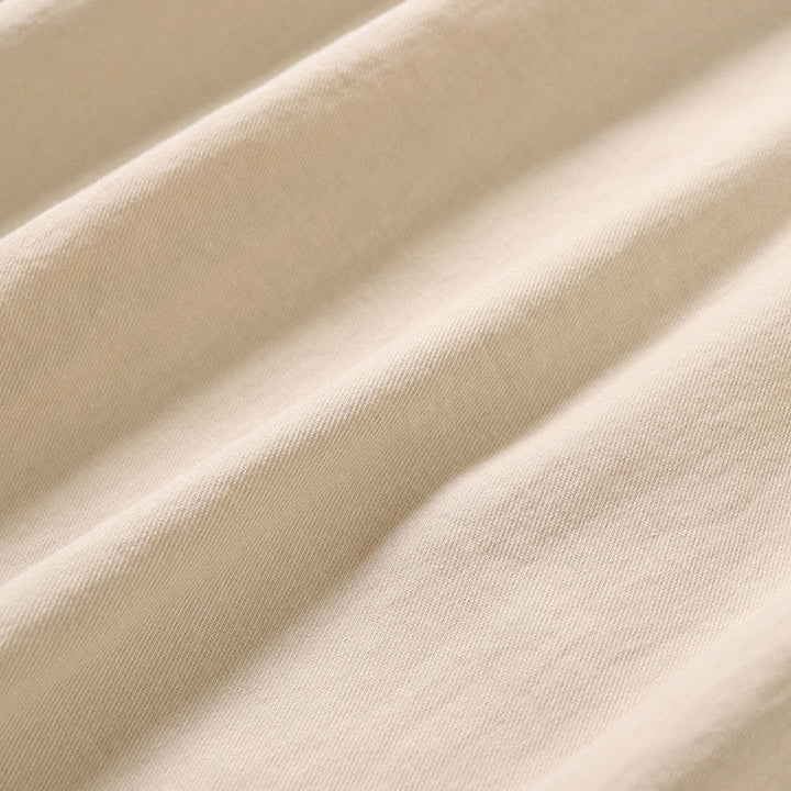 Buddha Stonesカジュアル アーティスティック 幾何学模様 刺繍 ボタンフロント ロング ランタンスリーブ コットンリネン ミディドレス - image 18