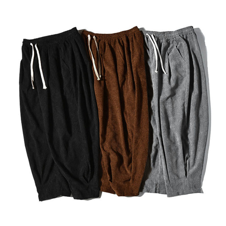 Buddha Stonesカジュアル 無地 コットン ブルマー メンズ パンツ ポケット付き - image 41