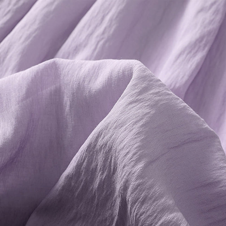 Buddha Stonesカジュアル コントラストカラー プリーツ レースアップデザイン レディース コットンリネン 7-8丈スカート - image 21