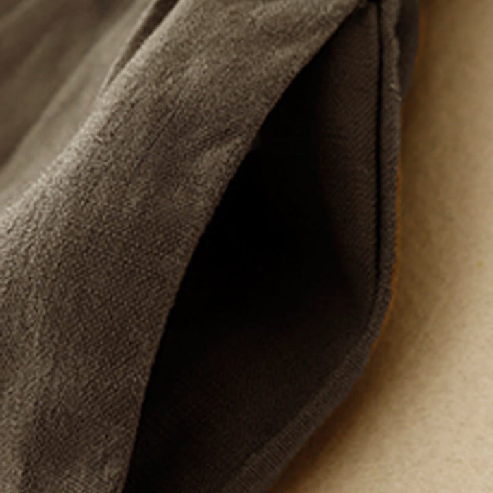 Buddha Stones夏 カジュアル プリーツ 無地 コットン リネン レディース ショートパンツ ポケット付き - image 13