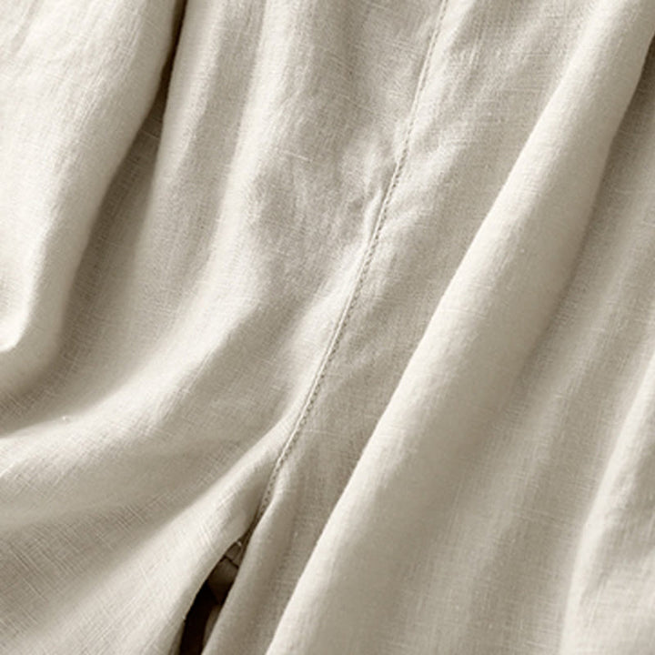 Buddha Stones夏 カジュアル プリーツ 無地 コットン リネン レディース ショートパンツ ポケット付き - image 21