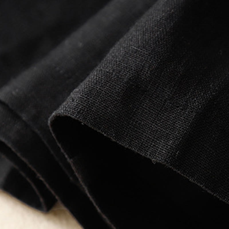 Buddha Stones夏 カジュアル ボタン 無地 コットン レディース ショートパンツ ポケット付き - image 21