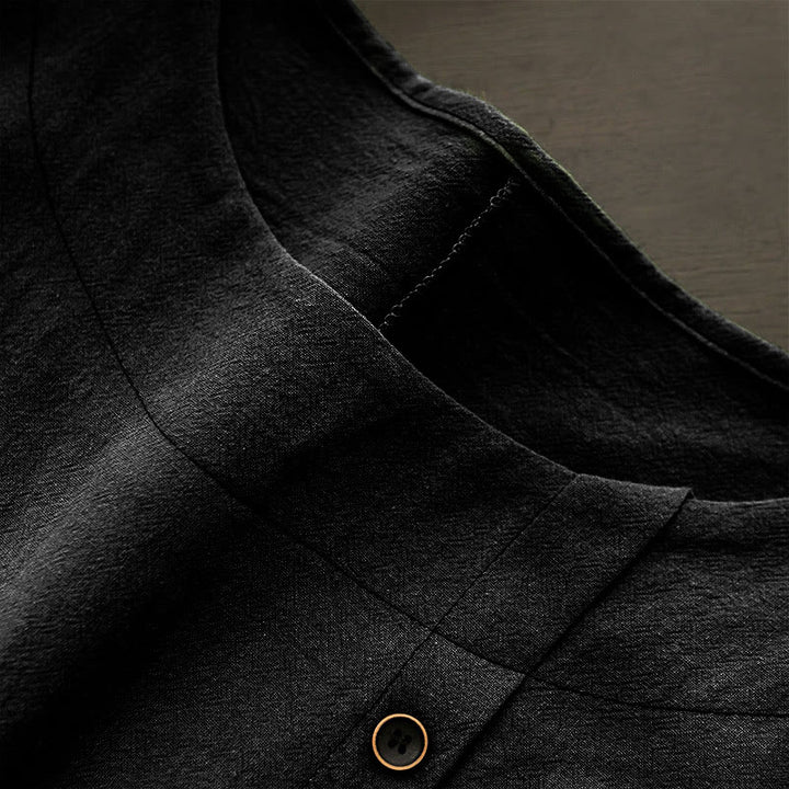 Buddha Stonesカジュアル サマー 無地 ジャカード ボタン クルーネック レディース 半袖Tシャツ - image 52