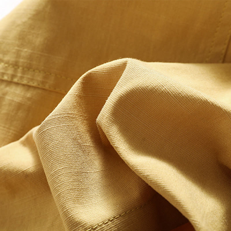 Buddha Stones夏 カジュアル 伸縮性ウエスト 無地 レディース ポリエステル ショートパンツ ポケット付き - image 27