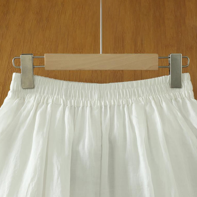 Buddha Stones通勤用 ピュアカラー シンプルデザイン レディース アンクル丈 ハーレムパンツ ポケット付き - image 7