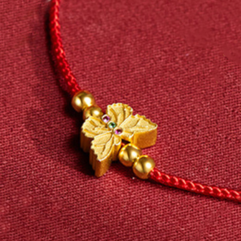 Buddha Stones999スターリングシルバー バタフライ赤紐強さブレスレット - image 8