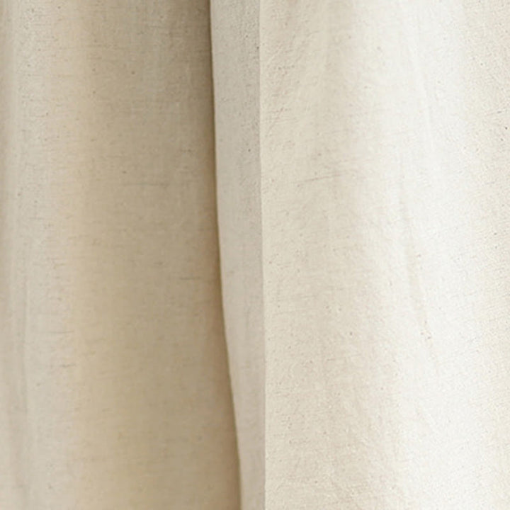 Buddha Stones通勤用 シンプル レースデザイン 7-8丈 レディース ワイドレッグ コットンリネン パンツ ポケット付き - image 9