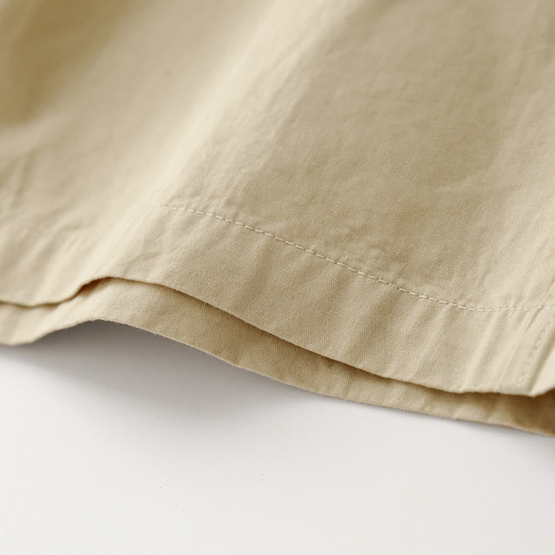 Buddha Stones春の通勤用 無地 ハイウエスト レディース ワイドレッグ コットンリネン パンツ ポケット付き - image 21