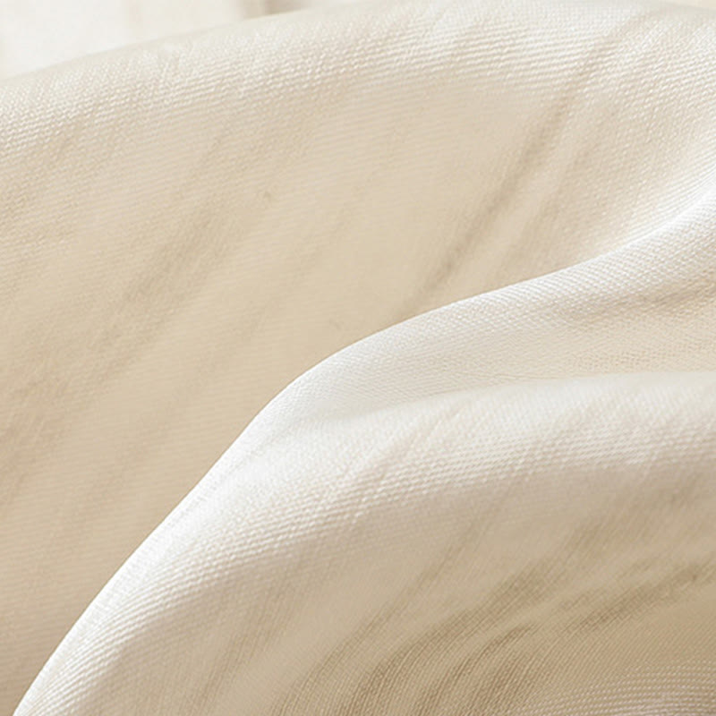 Buddha Stonesの芸術的なカジュアルな縦線模様のドローストリングアンクル丈レディースパンツ（ポケット付き） - image 7