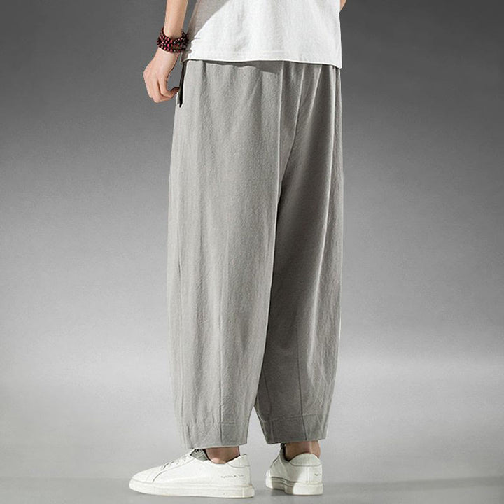 Buddha Stones無地 メンズ アンクル丈 ハーレムパンツ ポケット付き - image 15