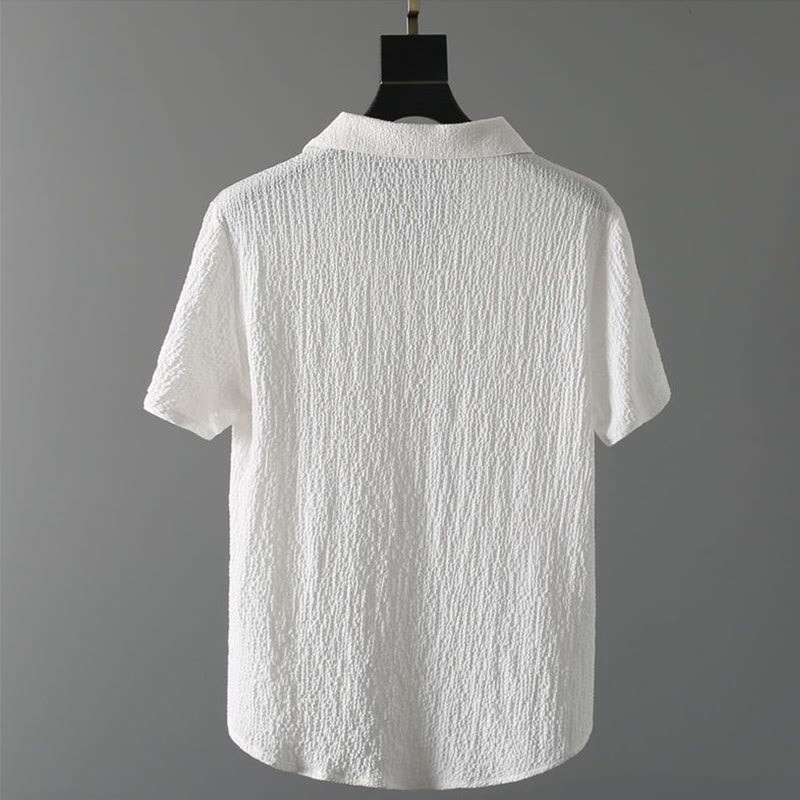 Buddha Stones 2点セット 無地 シワ加工 Vネック 半袖 Tシャツ パンツ 服 メンズ セット - image 9