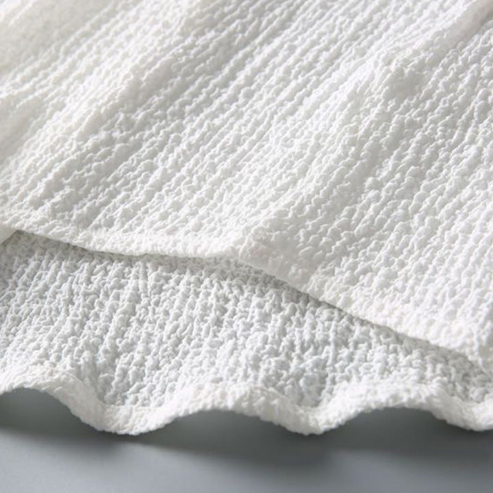 Buddha Stones 2点セット 無地 シワ加工 Vネック 半袖 Tシャツ パンツ 服 メンズ セット - image 15