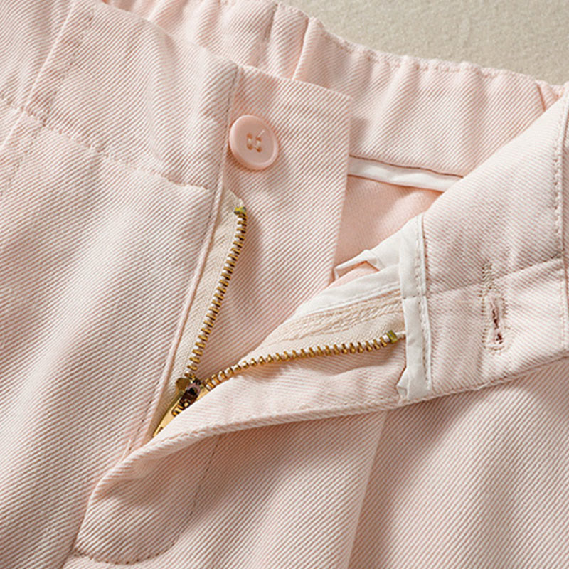 Buddha Stonesカジュアル レース パッチワークデザイン ハイウエスト レディース ワイドレッグ アンクル丈パンツ ポケット ジッパー付き - image 15