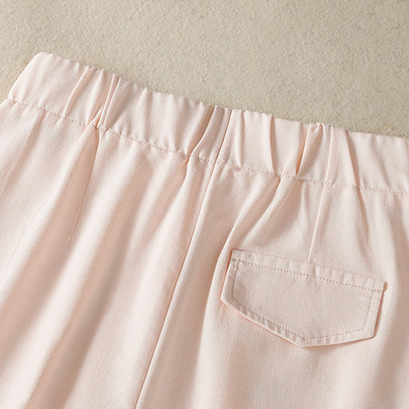 Buddha Stonesカジュアル レース パッチワークデザイン ハイウエスト レディース ワイドレッグ アンクル丈パンツ ポケット ジッパー付き - image 12