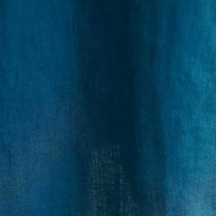 Buddha Stonesスタンドカラーボタンデザインリネン半袖ミディドレス（ポケット付き） - image 22