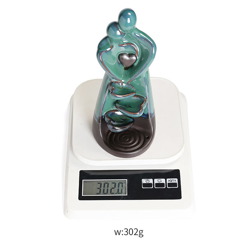 Buddha Stones恋人 カップル 抱擁 愛 陶器 逆流 煙 噴水 癒し 香炉 装飾 - image 12