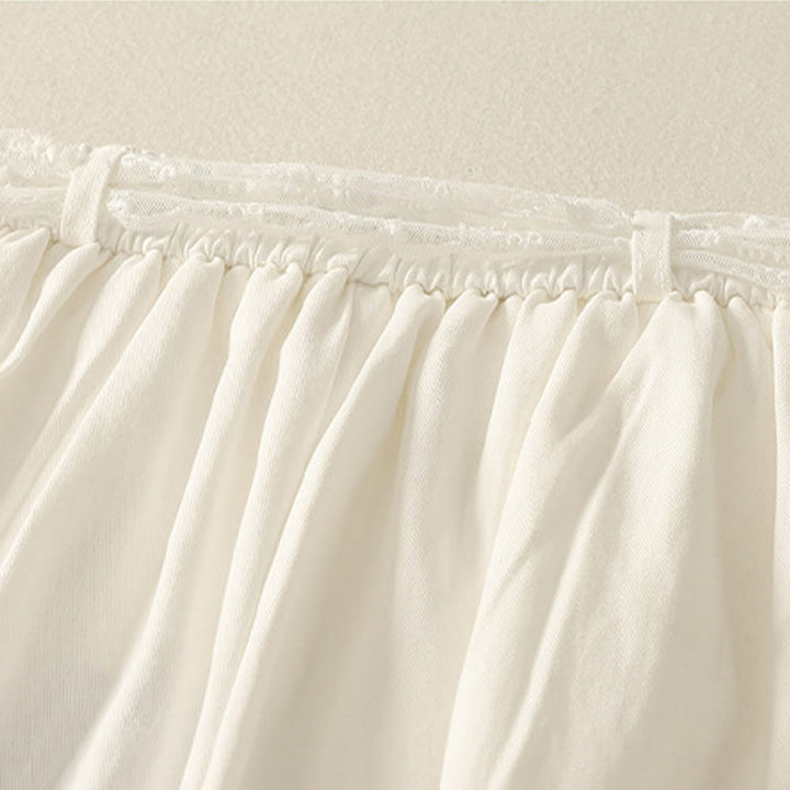 Buddha Stonesデイリー 無地 レースベルト レディース ワイドレッグ コットンパンツ ポケット付き - image 9