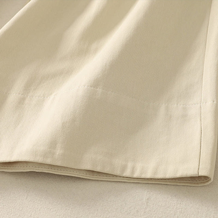 Buddha Stonesデイリー 無地 レースベルト レディース ワイドレッグ コットンパンツ ポケット付き - image 5