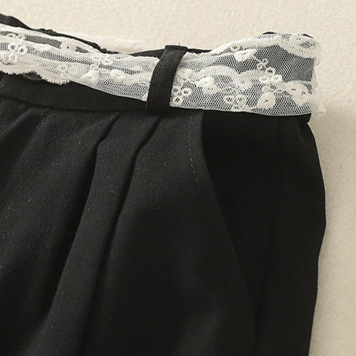 Buddha Stonesデイリー 無地 レースベルト レディース ワイドレッグ コットンパンツ ポケット付き - image 19