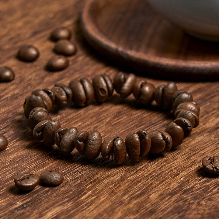Buddha Stonesの手作り天然コーヒー豆ブレスレット - image 7