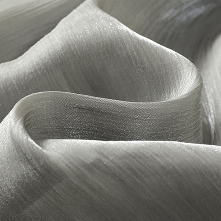 Buddha Stonesライトグレー プリーツデザイン 伸縮性ウエスト レディース ワイドレッグパンツ ポケット付き - image 15