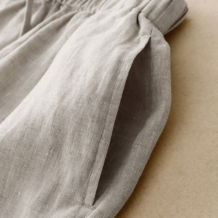 Buddha Stones夏用 伸縮性ウエスト レディース カプリ クロップド ワイドレッグパンツ ポケット付き - image 19