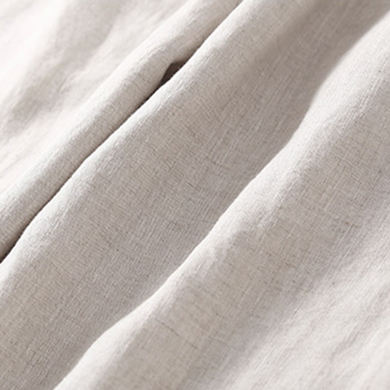 Buddha Stonesプレーンレース レディース ハーレム コットンリネン パンツ ポケット付き - image 18