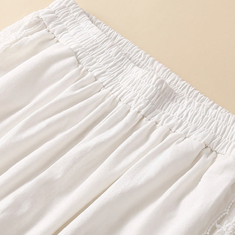 Buddha Stonesプレーンレース レディース ハーレム コットンリネン パンツ ポケット付き - image 24