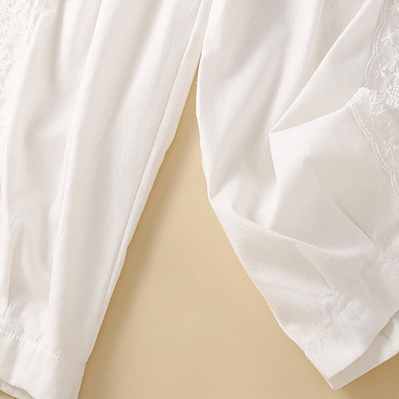 Buddha Stonesプレーンレース レディース ハーレム コットンリネン パンツ ポケット付き - image 23