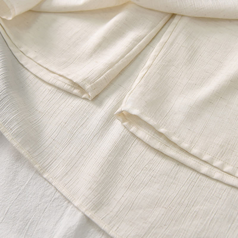 Buddha Stones無地 裾スリットデザイン レディース スカートパンツ ポケット付き - image 10