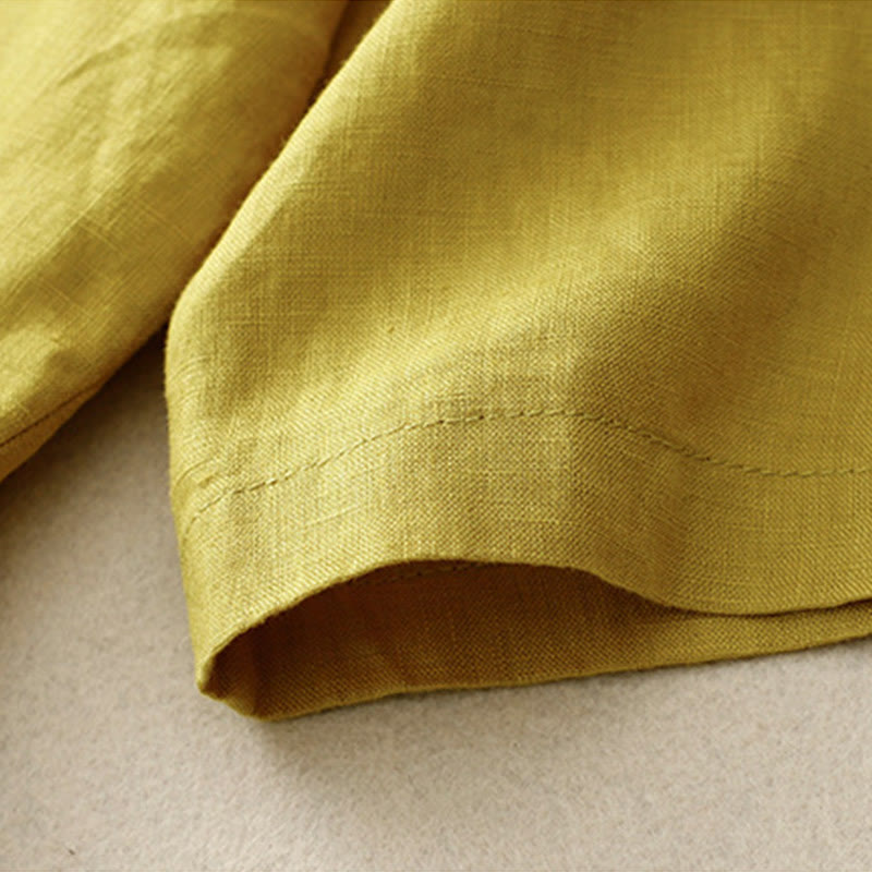 Buddha Stonesレディース 七分袖 ボタン付きコットン スモールスーツジャケット ポケット付き - image 11