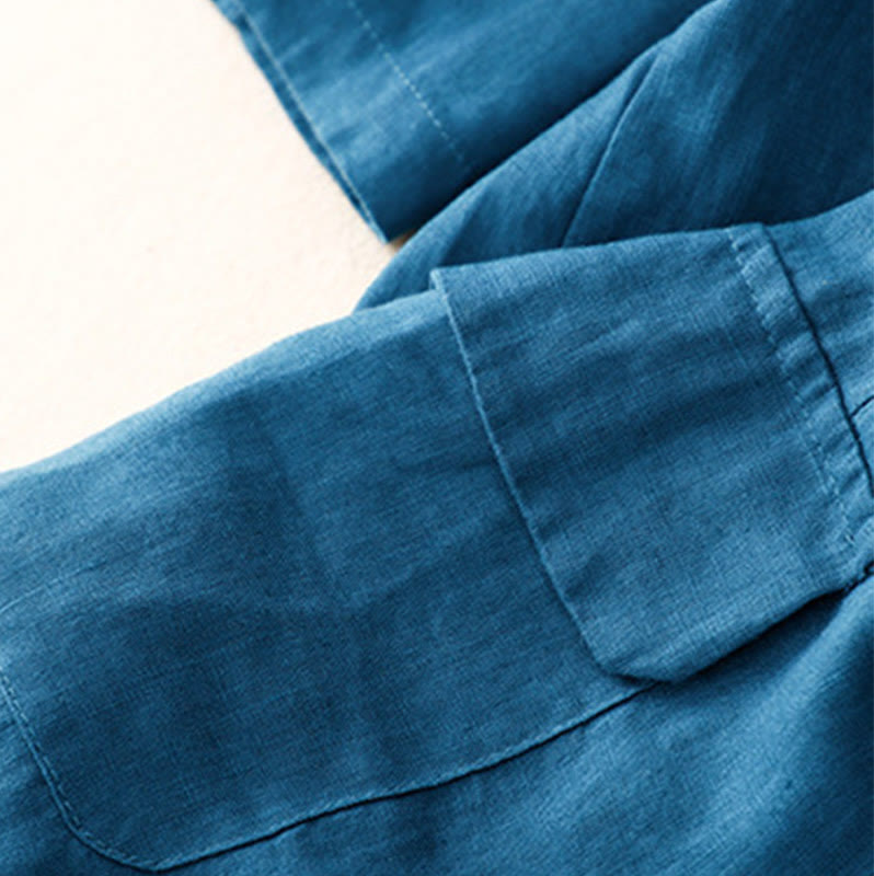 Buddha Stonesレディース 七分袖 ボタン付きコットン スモールスーツジャケット ポケット付き - image 16