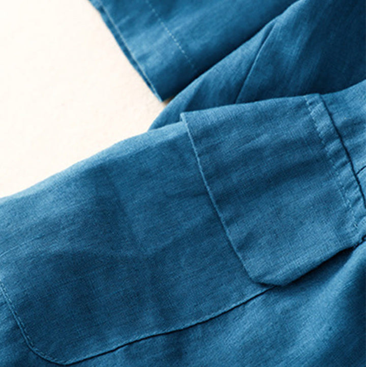 Buddha Stonesレディース 七分袖 ボタン付きコットン スモールスーツジャケット ポケット付き - image 16