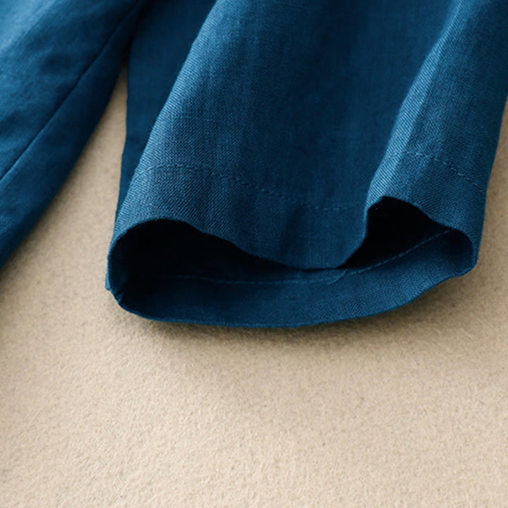 Buddha Stonesレディース 七分袖 ボタン付きコットン スモールスーツジャケット ポケット付き - image 17