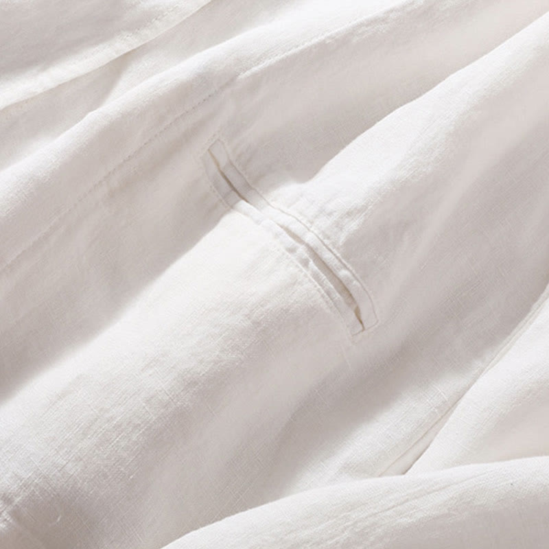 Buddha Stonesレディース コットンリネン スタンドカラー 長袖ジャケット ポケット付き - image 18