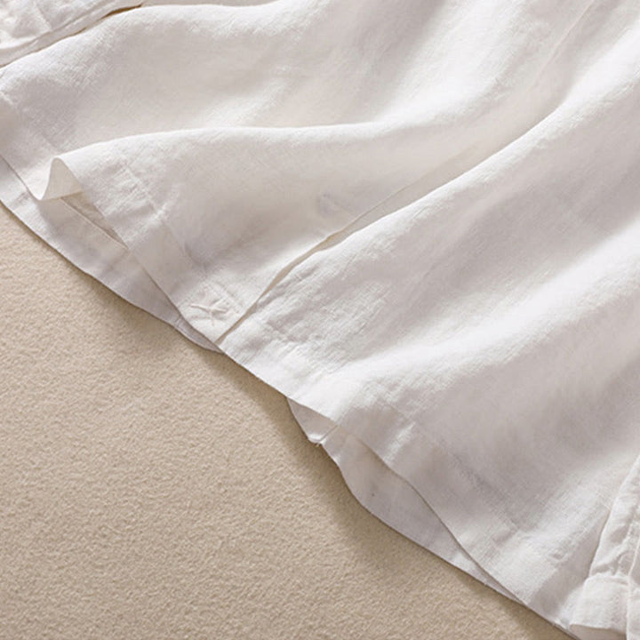 Buddha Stonesレディース コットンリネン スタンドカラー 長袖ジャケット ポケット付き - image 17