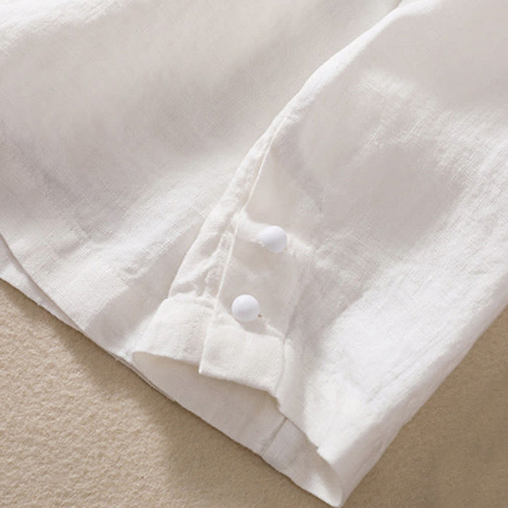 Buddha Stonesレディース コットンリネン スタンドカラー 長袖ジャケット ポケット付き - image 16