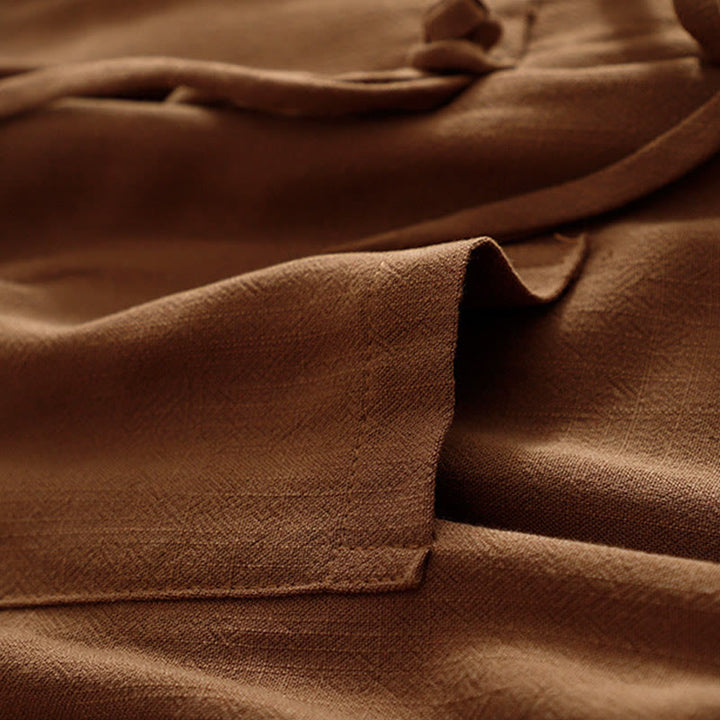 Buddha Stonesレディース コットンリネン フロッグボタン 長袖ジャケット ポケット付き - image 29