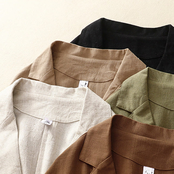 Buddha Stonesレディース コットンリネン フロッグボタン 長袖ジャケット ポケット付き - image 33