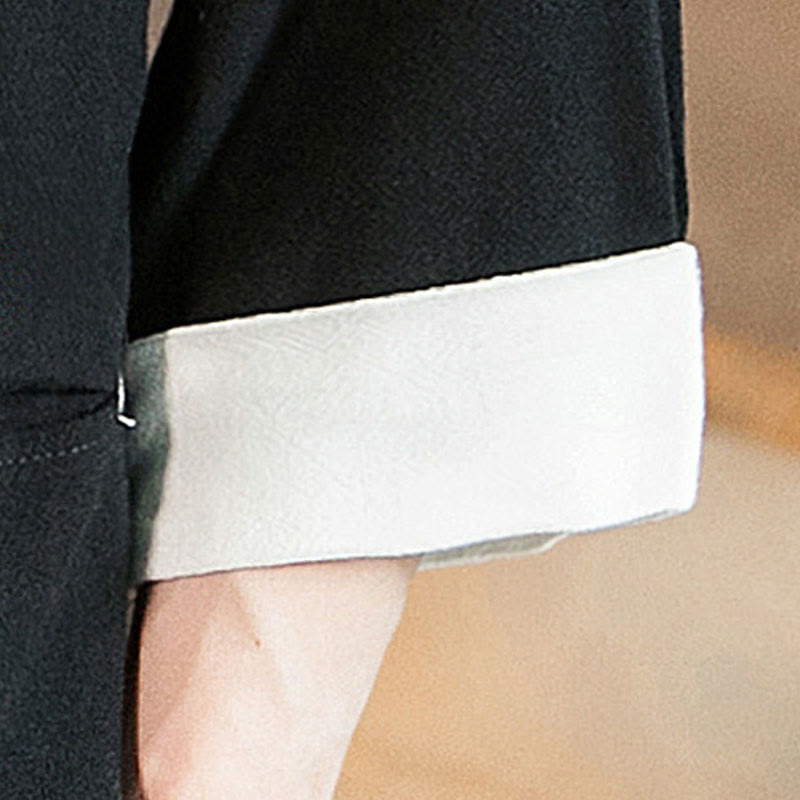 Buddha Stonesレースアップデザインジャケット コットンリネン メンズ 七分袖 着物 ポケット付き - image 19