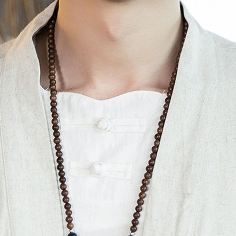 Buddha Stonesエスニックプリントパッチワーク半袖オープンフロントジャケットコットンリネンメンズ着物 - image 17