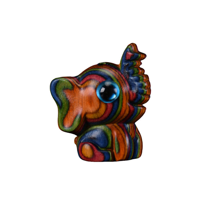 Buddha Stones ミニレインボーユーカリ象彫刻力を象徴する装飾品2個セット - image 16