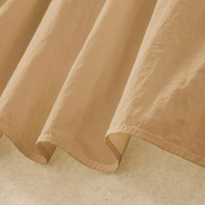 Buddha Stonesのシンプルなライン、伸縮性のあるウエスト、ポケット付きレディーススカート - image 15